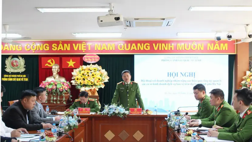 Công an Hà Nội đối thoại với doanh nghiệp bảo vệ