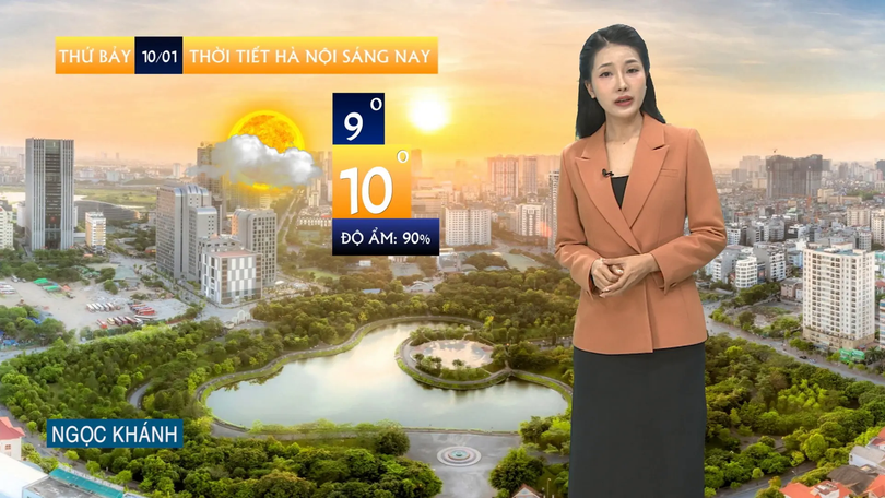 Dự báo thời tiết sáng | 10/01/2026