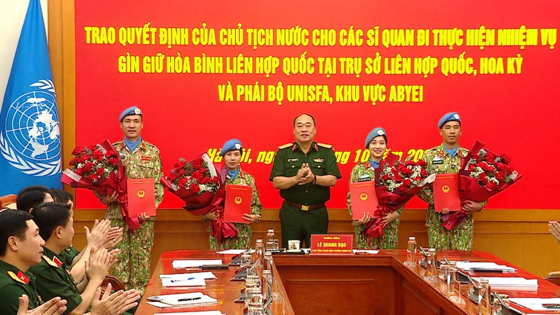 Việt Nam cử chuyên gia tham gia gìn giữ hòa bình Liên hợp quốc