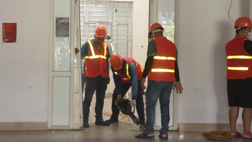 Nhiều trụ sở tại phường Bạch Mai khẩn trương bàn giao mặt bằng