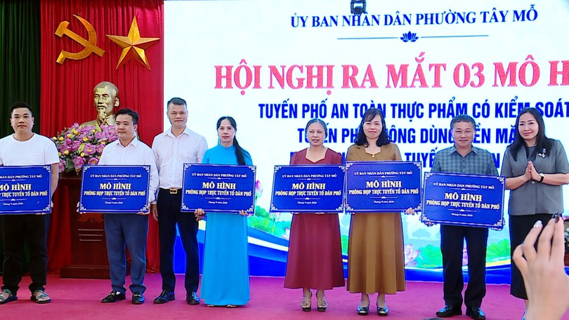 Phường Tây Mỗ ra mắt ba mô hình số hóa
