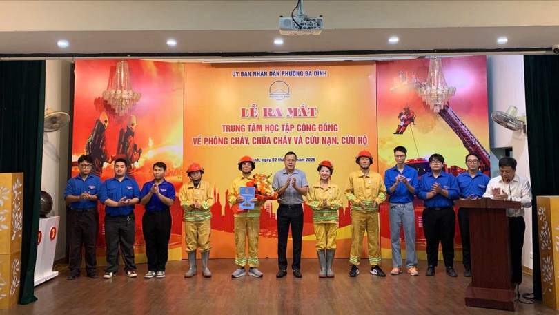 Phường Ba Đình ra mắt trung tâm giáo dục cộng đồng về PCCC