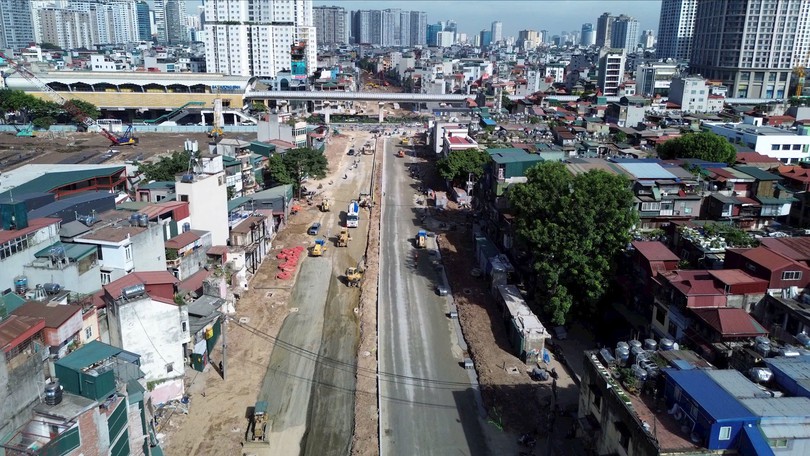 Tăng tốc thi công trên tuyến đường Vành đai 2,5