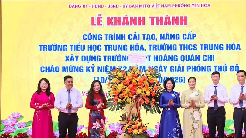Phường Yên Hòa có thêm ba cơ sở giáo dục