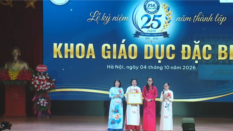 25 năm đào tạo nguồn nhân lực giáo dục đặc biệt