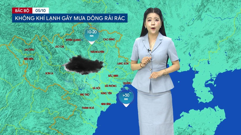 Dự báo thời tiết tối | 05/10/2026