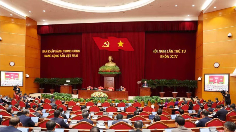Ngày làm việc thứ hai, Hội nghị Trung ương 4 khóa XIV