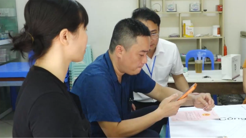 Phường Dương Nội đưa chuyển đổi số vào từng công việc