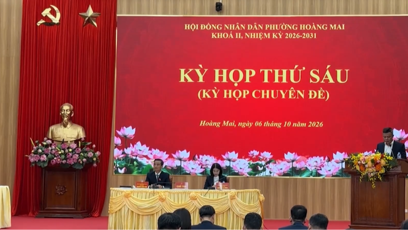 HĐND phường Hoàng Mai thông qua ba Nghị quyết quan trọng