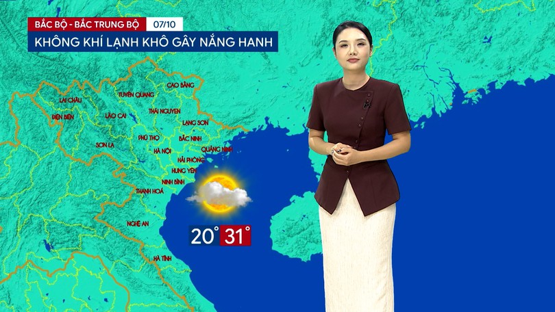 Dự báo thời tiết tối | 07/10/2026