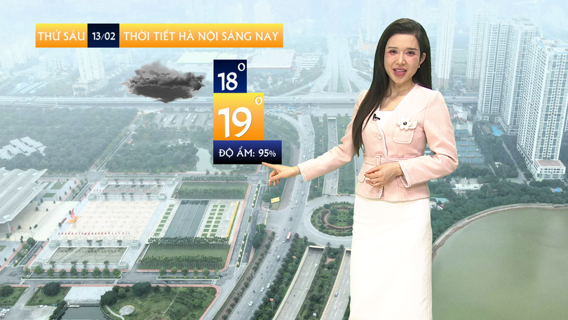 Dự báo thời tiết sáng | 13/02/2026