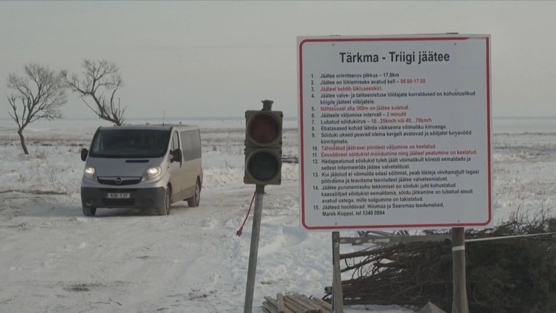 Estonia triển khai các tuyến đường trên băng tại Baltic