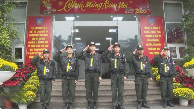 Công an Thành phố ứng trực đảm bảo ANTT Tết Nguyên đán