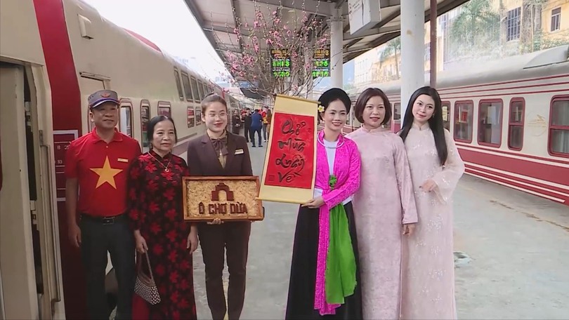 Ngành Đường sắt tăng tốc phục vụ khách đi tàu Tết