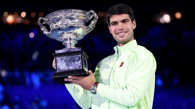 Carlos Alcaraz lập kỷ lục sau chức vô địch Australian Open 2026
