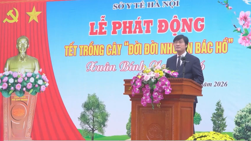 Ngành y tế Hà Nội phát động Tết trồng cây