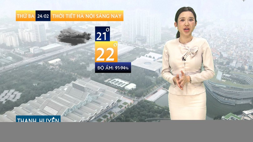 Dự báo thời tiết sáng | 24/02/2026
