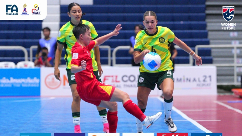ĐT futsal nữ Việt Nam nhận thất bại trước Australia