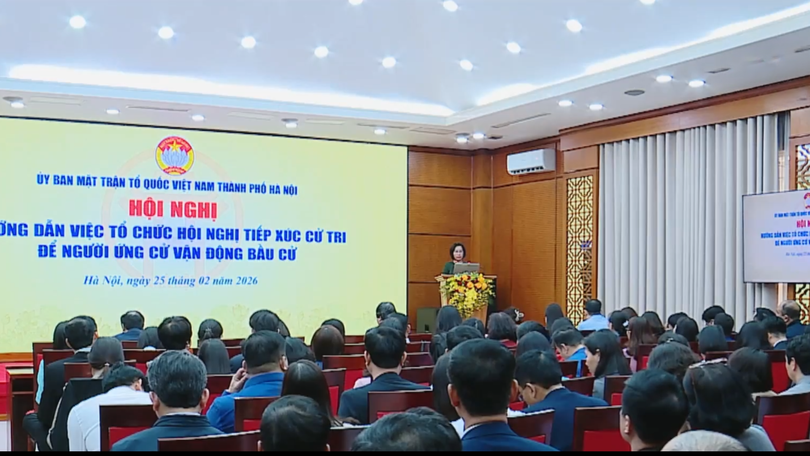 Hà Nội hướng dẫn tổ chức hội nghị tiếp xúc cử tri vận động bầu cử