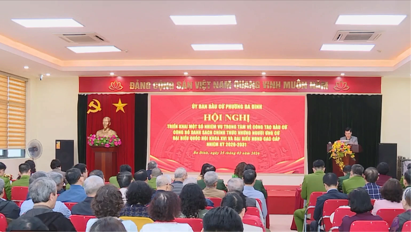 Phường Ba Đình triển khai nghiêm túc công tác bầu cử