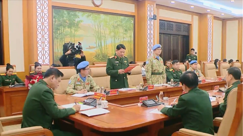 Thêm sĩ quan Việt Nam tham gia lực lượng gìn giữ hòa bình