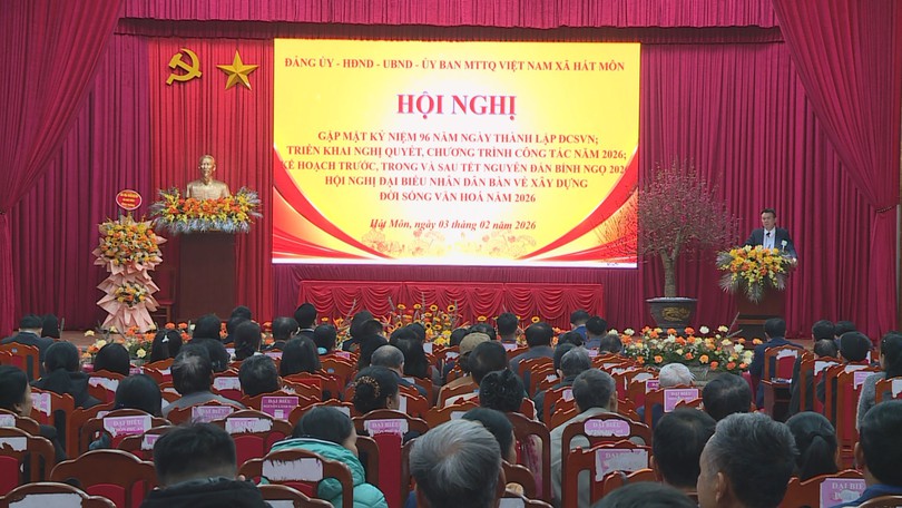 Xã Hát Môn kỷ niệm 96 năm thành lập Đảng