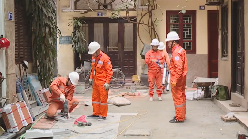 Hạ ngầm lưới điện tại các phường kiểu mẫu