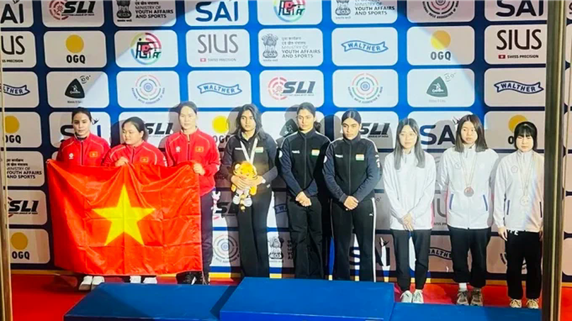 Bắn súng Việt Nam giành huy chương quốc tế đầu tiên năm 2026