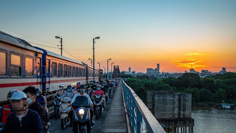 Tàu Hà Nội - Hải Phòng sẽ không qua cầu Long Biên