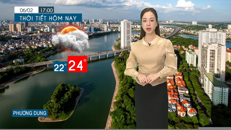Dự báo thời tiết tối | 06/02/2026