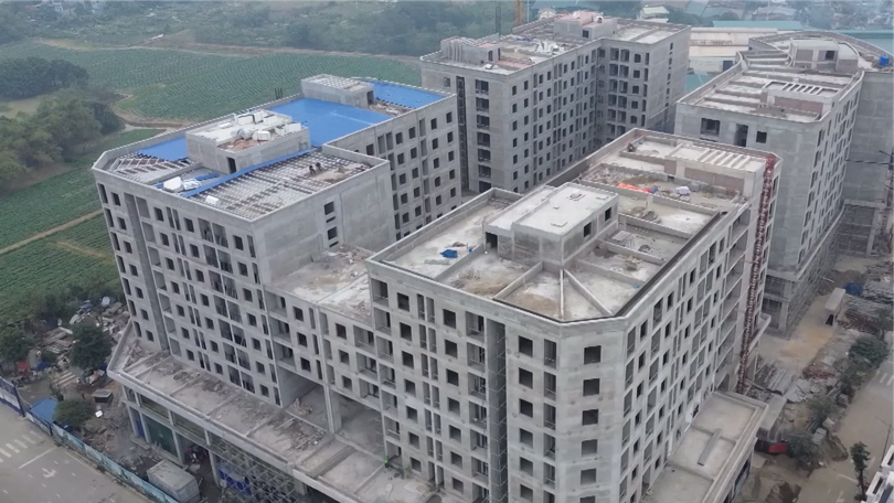 Không khí khẩn trương trên công trường NƠXH ngày giáp Tết