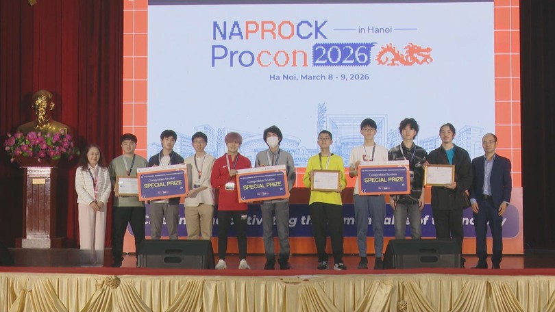 Trao giải cuộc thi lập trình quốc tế NAPROCK PROCON 2026