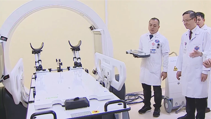 Bệnh viện K sử dụng máy xạ trị hiện đại, chỉ 2-3 phút một lần xạ