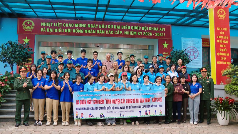 Phường Đại Mỗ sẵn sàng cho ngày hội lớn của toàn dân