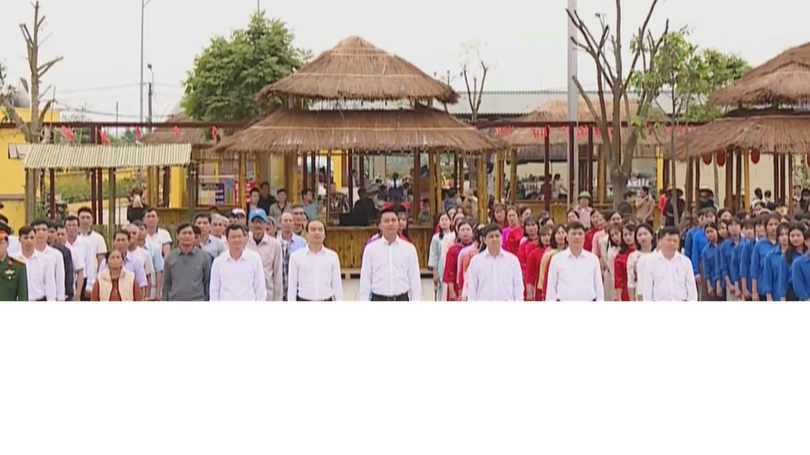 Xã Minh Châu thượng cờ trước ngày hội lớn