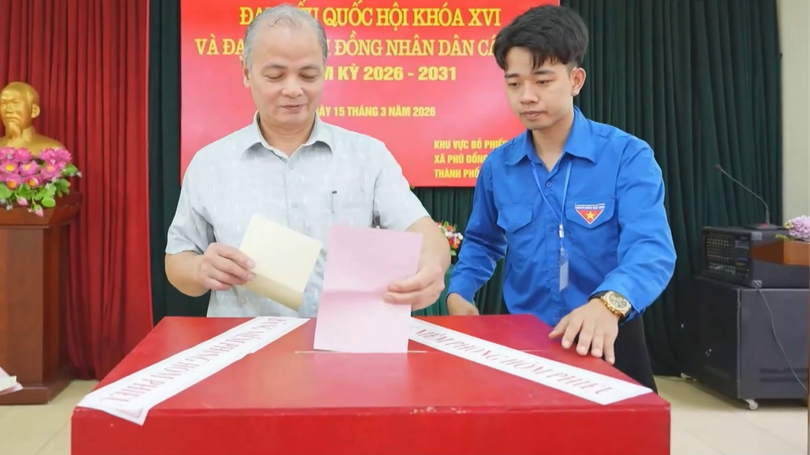 Ngày hội bầu cử trên quê hương Thánh Gióng