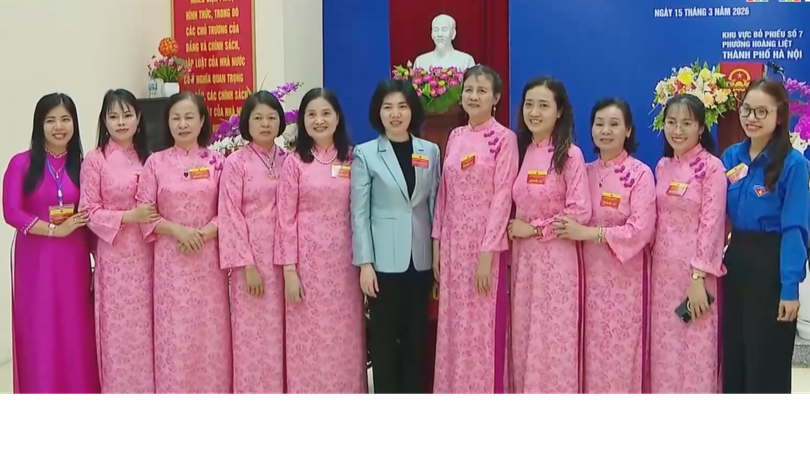 Hơn 80% cử tri phường Hoàng Liệt đã tham gia bầu cử