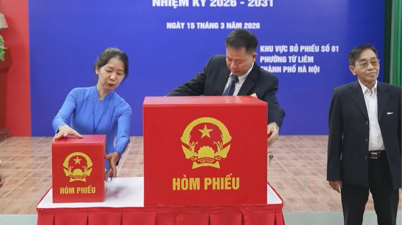 Không khí bầu cử tại phường Từ Liêm