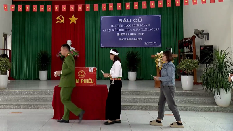 Xã Ba Vì tưng bừng ngày hội bầu cử