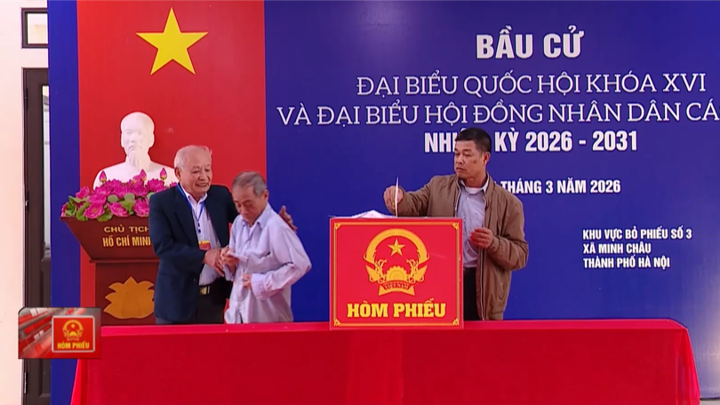 Xã Minh Châu rộn ràng ngày bầu cử