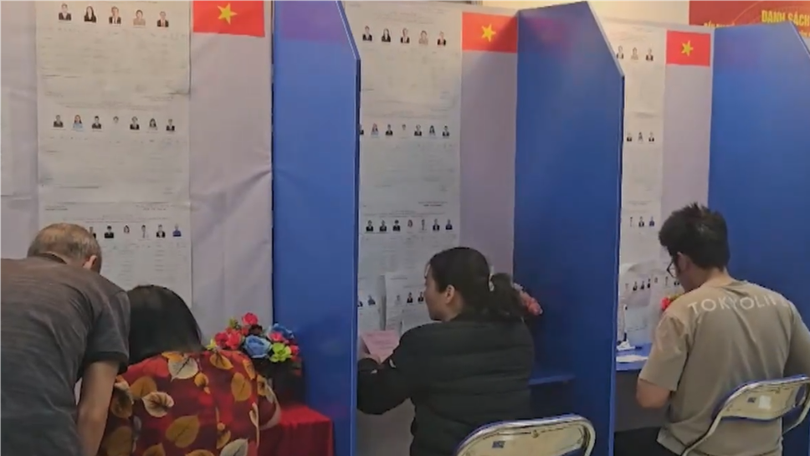Phường Xuân Đỉnh đạt trên 80% cử tri tham gia bỏ phiếu
