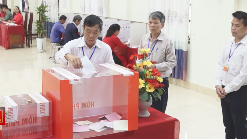Xã Bình Minh: Tưng bừng ngày hội bầu cử
