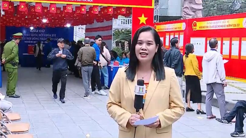 Phường Đống Đa tưng bừng ngày hội bầu cử