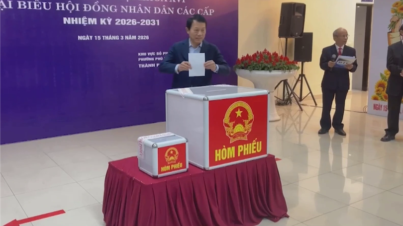 Phường Phú Thượng phấn khởi ngày hội bầu cử