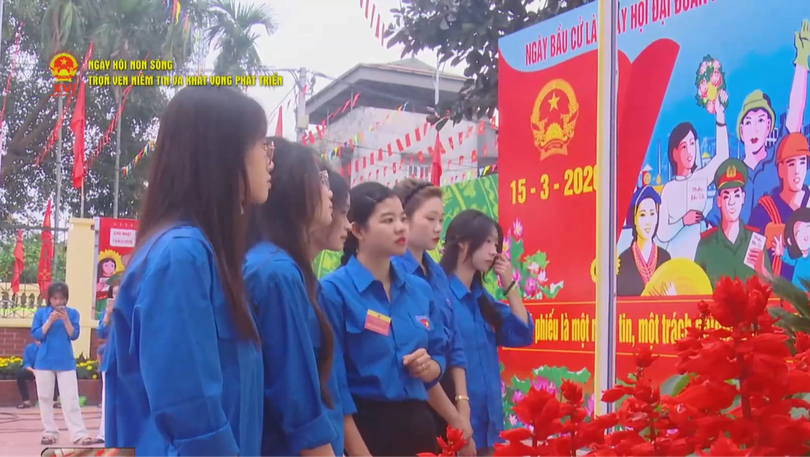 Náo nức ngày hội non sông ở các xã Hương Sơn, Mỹ Đức