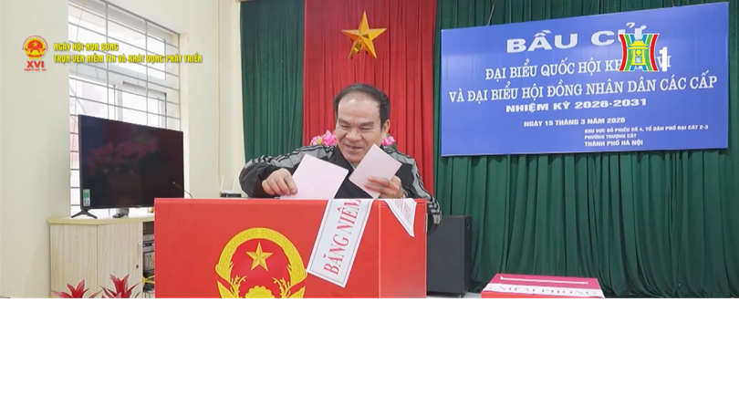 Mỗi lá phiếu gửi trọn niềm tin của cử tri phường Thượng Cát