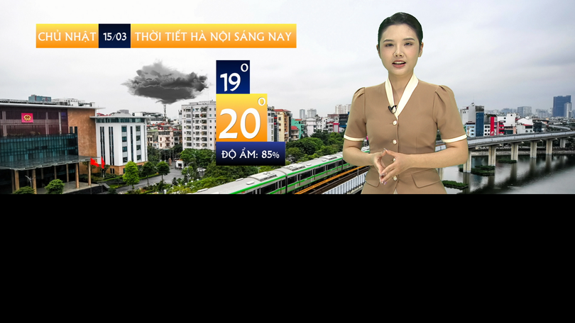 Dự báo thời tiết sáng | 15/03/2026