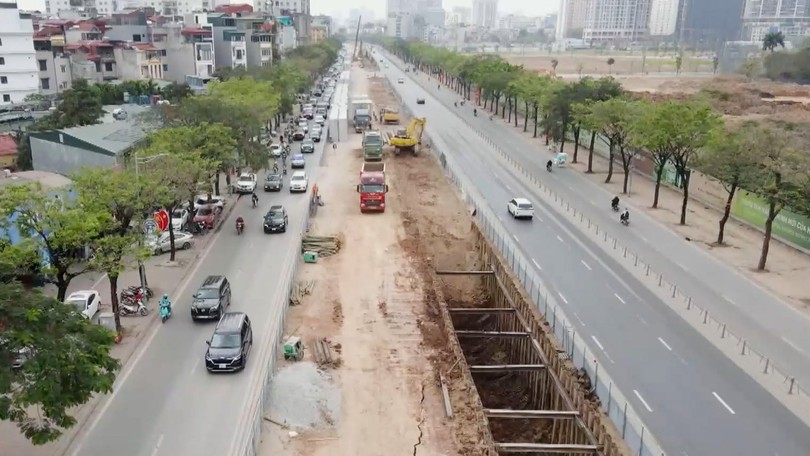 Đẩy nhanh tiến độ tuyến dẫn nước bổ cập sông Tô Lịch