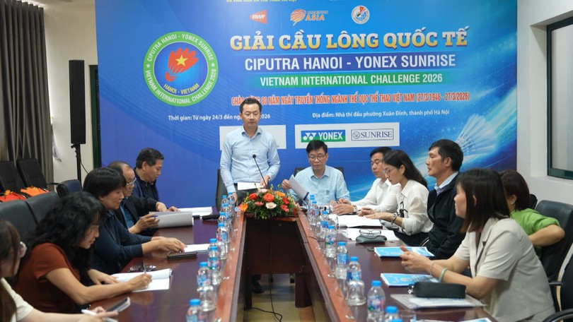 Công bố giải cầu lông quốc tế Ciputra Hanoi 2026