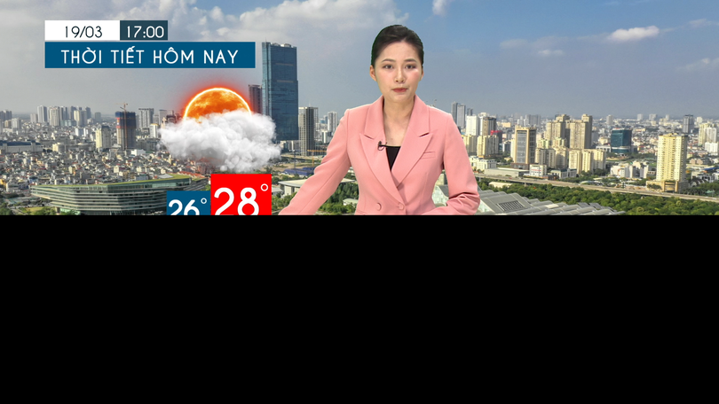 Dự báo thời tiết tối | 19/03/2026